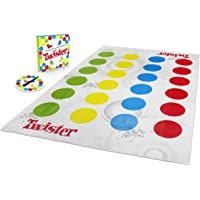 Los mejores  - Hasbro Gaming Fiestas Familiares y niños- Twister a Partir de 6 años- Juego clásico para Interiores y Exteriores- Color…